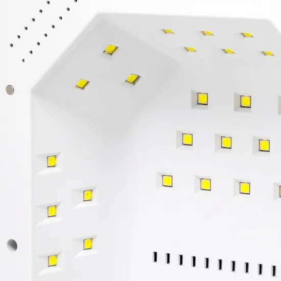 OCHO NAILS LED UV lampa X22 72W bežična bijela sa zrcalnim dnom — slika 3
