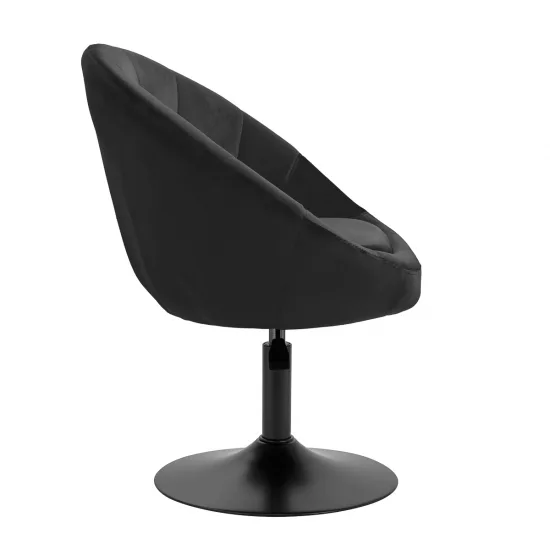 4Rico okretna stolica QS-BL12G crna — slika 8