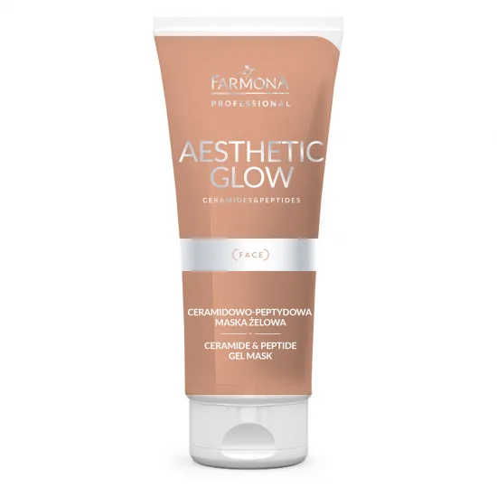 Farmona astetic glow ceramidno-peptidna gel maska 200 ml
