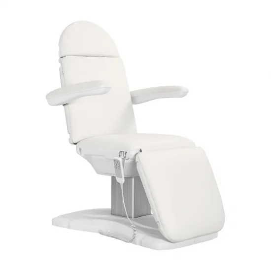 Sillon Eclipse električna kozmetička stolica s 3 aktuatora, bijela