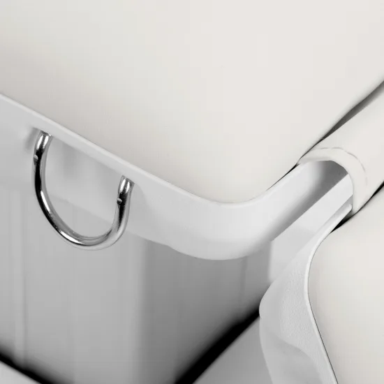 Sillon Eclipse električna kozmetička stolica s 3 aktuatora, bijela — slika 9