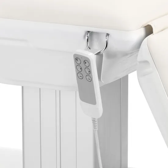 Sillon Eclipse električna kozmetička stolica s 3 aktuatora, bijela — slika 10
