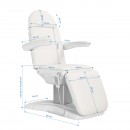 Electric cosmetic chair SILLON Eclipse 4 actuators white Electric cosmetic chair SILLON Eclipse 4 actuators white