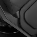 Gabbiano barber chair Bruno with black frame Black Gabbiano barber chair Bruno with black frame Black