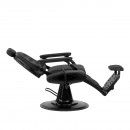Gabbiano barber chair Francesco Black black