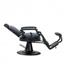 Barber chair Gabbiano Niccolo graphite buttonless