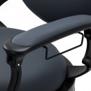 Barber chair Gabbiano Niccolo graphite buttonless