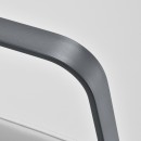 Gabbiano frizerska stolica Porto sivo-bijela