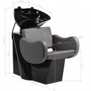 Gabbiano Sewilla hairdressing wash unit gray