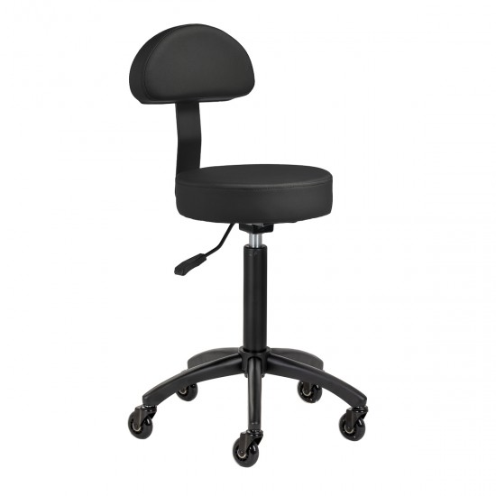 Gabbiano hairdressing stool D026 black