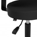 Gabbiano hairdressing stool D026 black