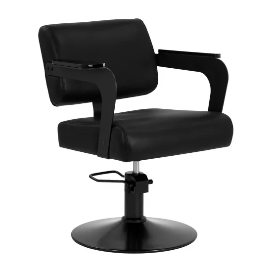 Hair System Jet noir stolica za frizere crna