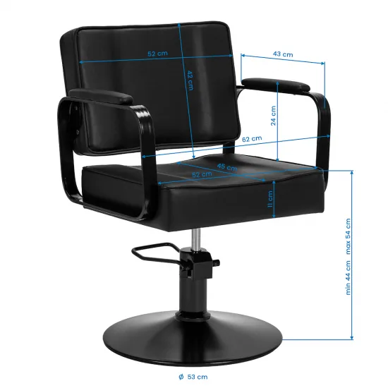 Hair System frizerska stolica Studio noir Black — slika 2
