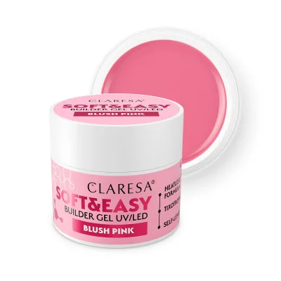 Claresa gel za izgradnju Soft&Easy rumenilo roza 90 g