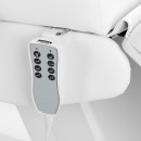 Azzurro Lux 4m white cosmetic chair with cradle