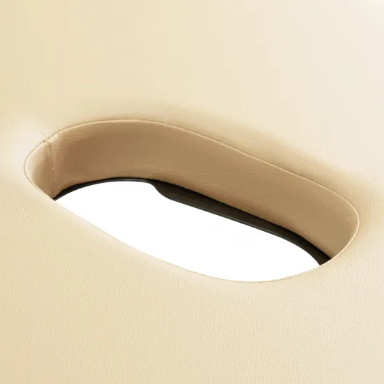 URAVNOTEŽENJE aluminij sklopivi masaža stol 2 segment krem — slika 10