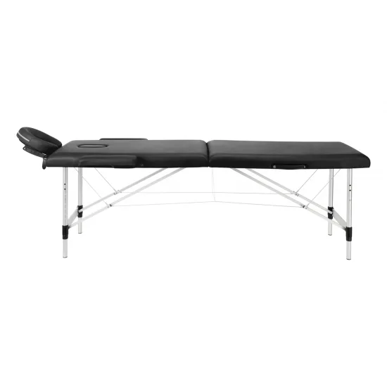 BALANCE aluminij sklopivi masaža stol 2 segment crna — slika 3
