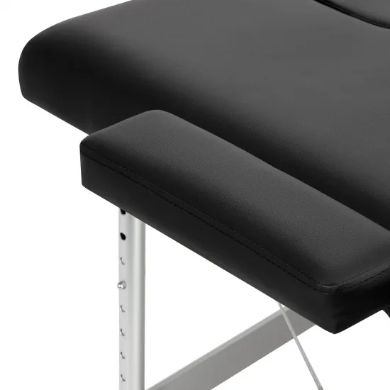 BALANCE aluminij sklopivi masaža stol 2 segment crna — slika 7