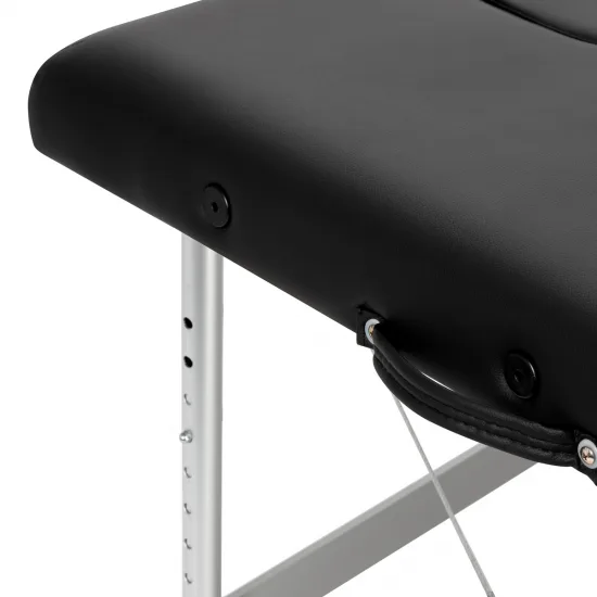 BALANCE aluminij sklopivi masaža stol 2 segment crna — slika 8