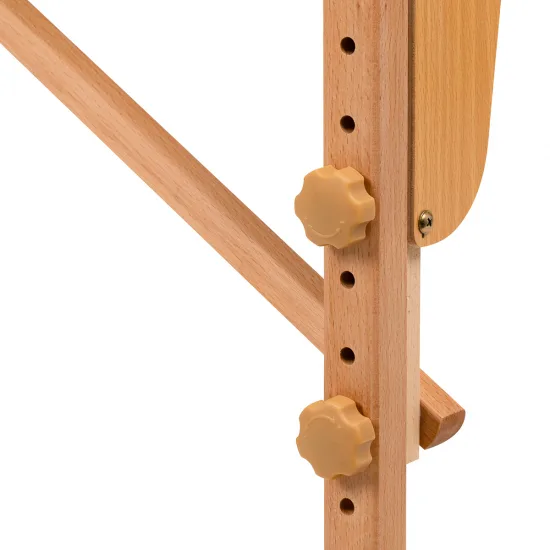 BALANCE drveni sklopivi masaža stol 2 segment crna — slika 12