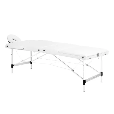 BALANCE aluminij sklopivi masaža stol 3 segment bijela,