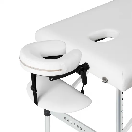 BALANCE aluminij sklopivi masaža stol 3 segment bijela, — slika 5