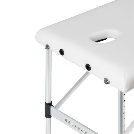 BALANCE aluminij sklopivi masaža stol 3 segment bijela, — slika 7