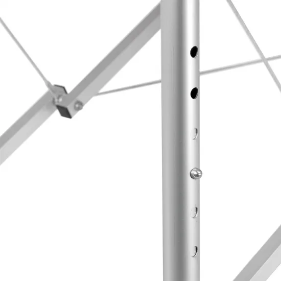 BALANCE aluminij sklopivi masaža stol 3 segment bijela, — slika 14