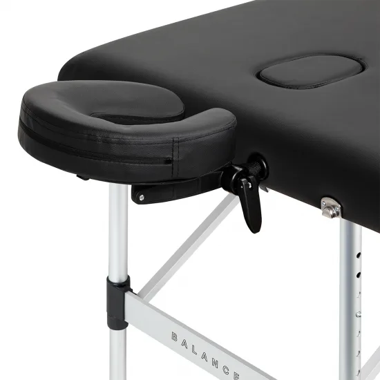 BALANCE aluminij sklopivi masaža stol 3 segment crna — slika 6