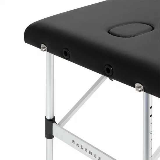 BALANCE aluminij sklopivi masaža stol 3 segment crna — slika 7