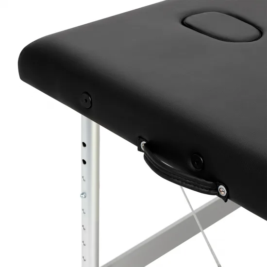 BALANCE aluminij sklopivi masaža stol 3 segment crna — slika 9