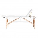 BALANCE wooden folding massage table 3 segment 190x70 white