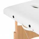 BALANCE wooden folding massage table 3 segment 190x70 white