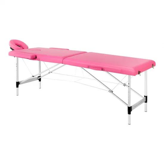 BALANCE aluminij sklopivi masaža stol 2 segment roza