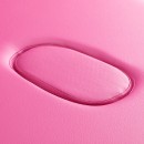 BALANCE wooden folding massage table 2 segment pink and black