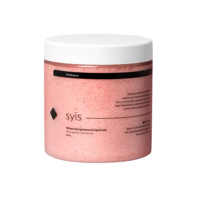 Syis Pink Balance – ružičasta magnezijeva sol za kupke stopala, 600 g
