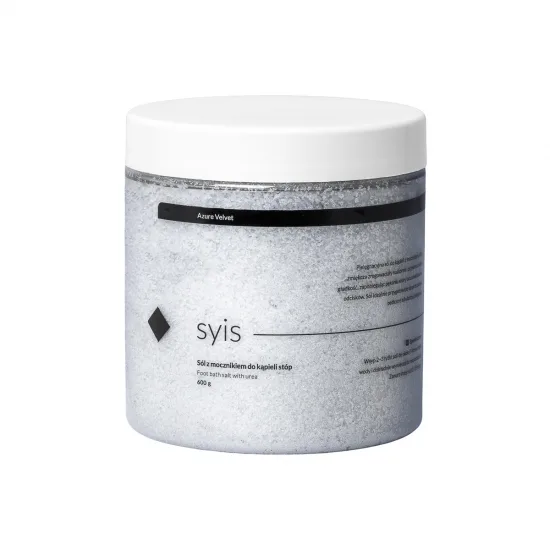 Syis Azure Velvet – sol za kupke stopala s ureom, 600 g