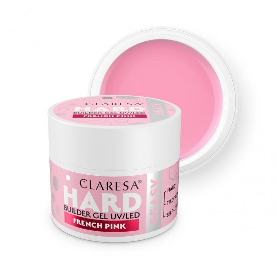 CLARESA HARD & EASY BUILDER GEL FRENCH PINK 12g
