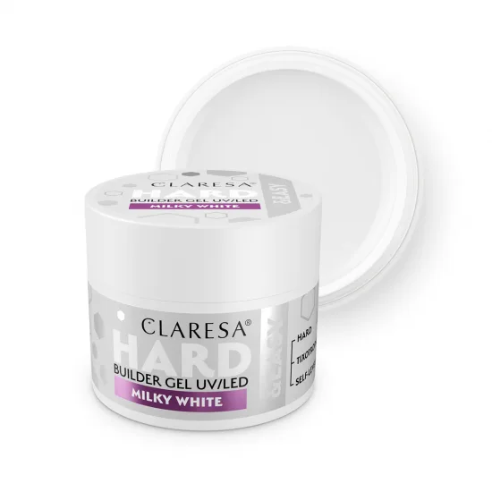 CLARESA HARD & EASY BUILDER GEL MILKY WHITE 12g