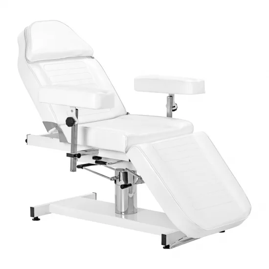 Kozmetička hidraulična stolica Sillon A 210DH s postoljem bijela