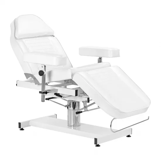 Kozmetička hidraulična stolica Sillon A 210DH s postoljem bijela — slika 2
