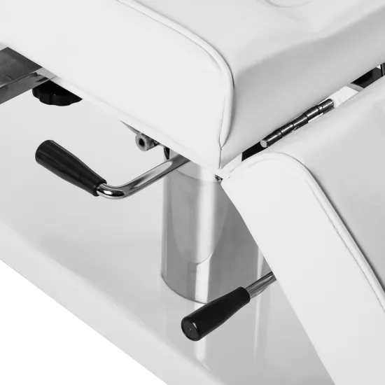 Kozmetička hidraulična stolica Sillon A 210DH s postoljem bijela — slika 11