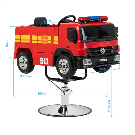 Dječja frizerska stolica Gabbiano fire engine — slika 15