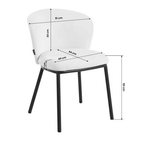 Stolica 4Rico Linea bijela — slika 8