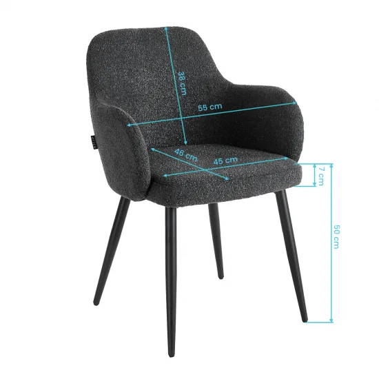 Stolica 4Rico Intra crna — slika 8