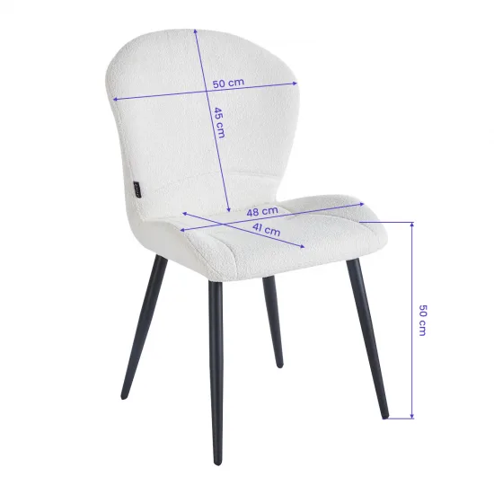 Stolica 4Rico Lucente bijela — slika 8