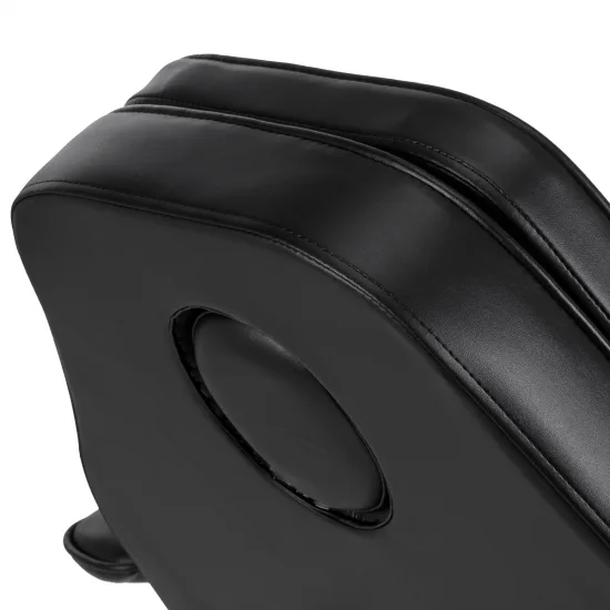 Hidraulična kozmetička stolica za pedikuru Sillon 210 s funkcijom ljuljanja i podijeljenim osloncem za noge crna — slika 12