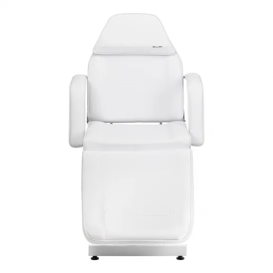 Hidraulična kozmetička stolica Sillon 210 s postoljem bijela — slika 9