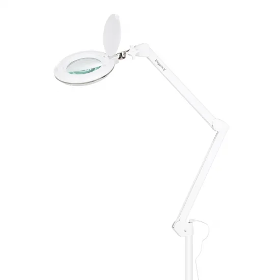 Elegante 6031 kozmetička lupa, lampa s povećalom sa 60 SMD 3D LED dioda, zajedno s podesivim postoljem i kontrolom intenziteta svjetla — slika 2