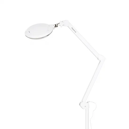 Elegante 6031 kozmetička lupa, lampa s povećalom sa 60 SMD 3D LED dioda, zajedno s podesivim postoljem i kontrolom intenziteta svjetla — slika 3